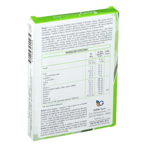 ENZYFORMULA 20 COMPRESSE DEGLUTIBILI