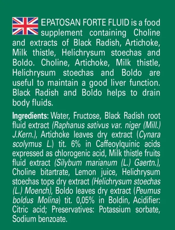 EPATOSAN FORTE FLUID 10 FLACONCINI DA 10 ML
