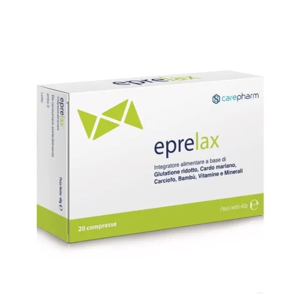 EPRELAX 20 COMPRESSE SENZA GLUTINE NATURALMENTE PRIVO DI LATTOSIO