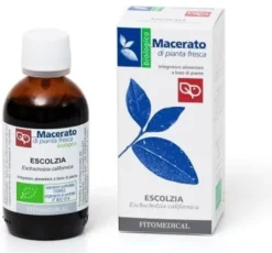 Escolzia Tintura Madre Bio in gocce, rilassamento, 50ml