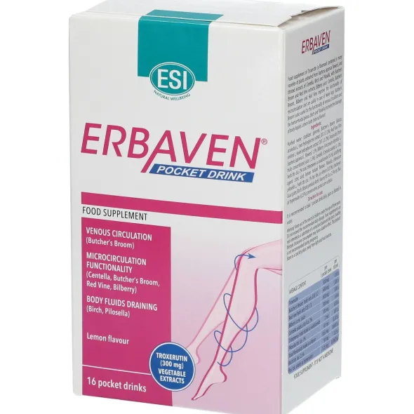 ESI ERBAVEN POCKET DRINK 16 POCKET DRINK DA 20 ML GUSTO LIMONE