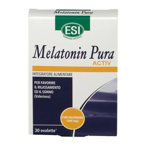 ESI MELATONIN PURA ACTIV 30 OVALETTE SENZA GLUTINE