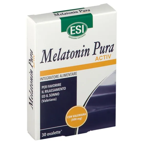 ESI MELATONIN PURA ACTIV 30 OVALETTE SENZA GLUTINE