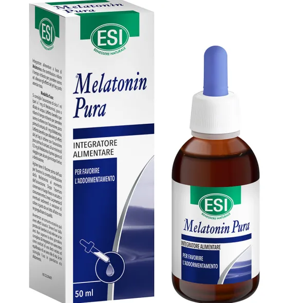 ESI MELATONIN PURA GOCCE 50 ML GUSTO ARANCIA ROSSA SENZA GLUTINE