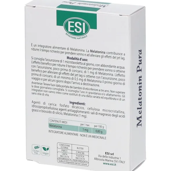 ESI MELATONIN PURA 120 MICROTAVOLETTE