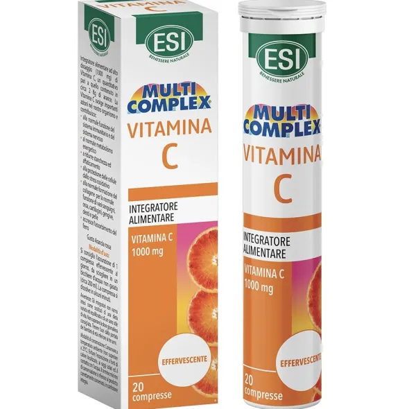 ESI MULTICOMPLEX VITAMINA C 20 COMPRESSE EFFERVESCENTI