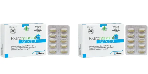ESTROMINERAL SERENA PLUS 30 COMPRESSE Pack da 2