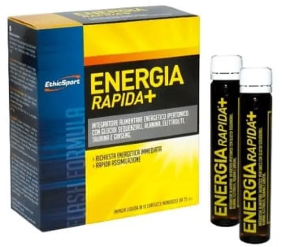 ETHICSPORT ENERGIA RAPIDA+ 10 FLACONCINI 25 ML