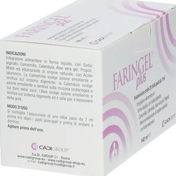 FARINGEL PLUS 20 STICK PACK 7 ML