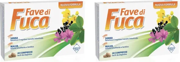 FAVE DI FUCA 40 COMPRESSE SENNA Pack da 2