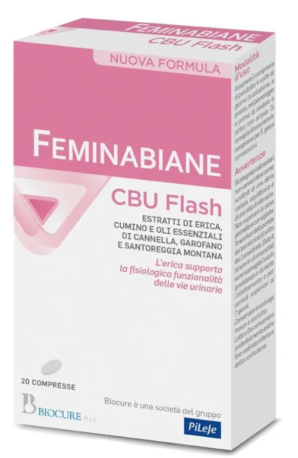 FEMINABIANE CBU FLASH 20 COMPRESSE NUOVA FORMULA