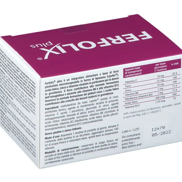 FERFOLIX PLUS 20 BUSTINE