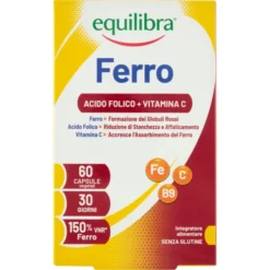 FERRO CON ACIDO FOLICO + VITAMINA C 60 CAPSULE
