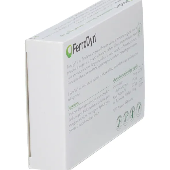 FERRODYN 30 CAPSULE SENZA GLUTINE SENZA LATTOSIO