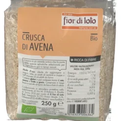 FIOR DI LOTO CRUSCA DI AVENA BIO 250 G
