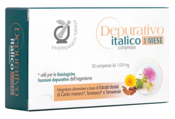 FITOPREPARATORI ITALIANI DEPURATIVO ITALICO 30 COMPRESSE