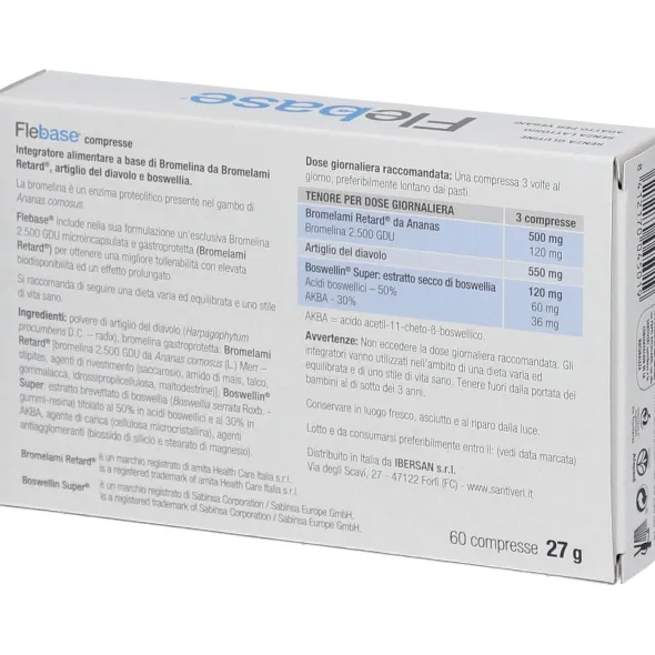 FLEBASE 60 COMPRESSE