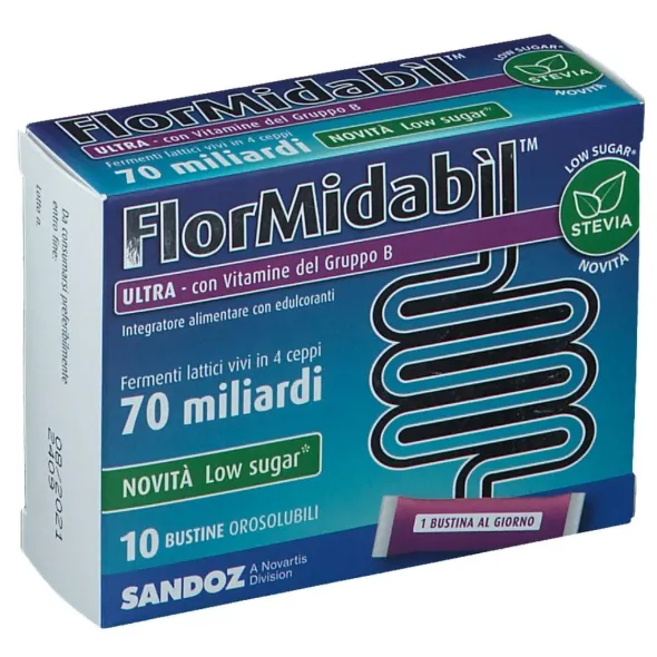 FLORMIDABIL ULTRA 10 BUSTINE CON STEVIA