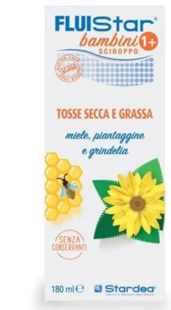Fluistar Bambini Sciroppo con miele e piantaggine, 180ml