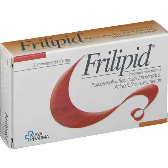 FRILIPID 20 COMPRESSE SENZA GLUTINE NATURALMENTE PRIVO DI LATTOSIO