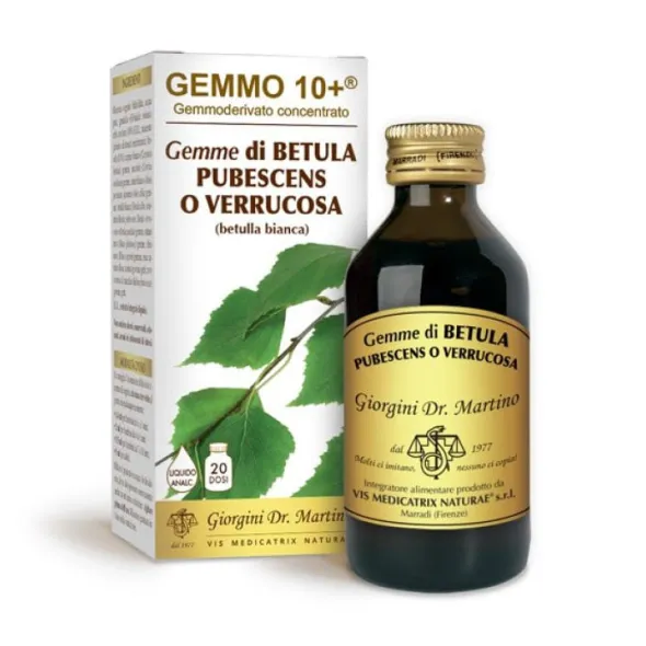 GEMMO 10+ BETULLA BIANCA 100 ML LIQUIDO ANALCOLICO