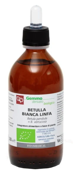 Gemmoderivato Betulla Linfa Bio in gocce, 200ml