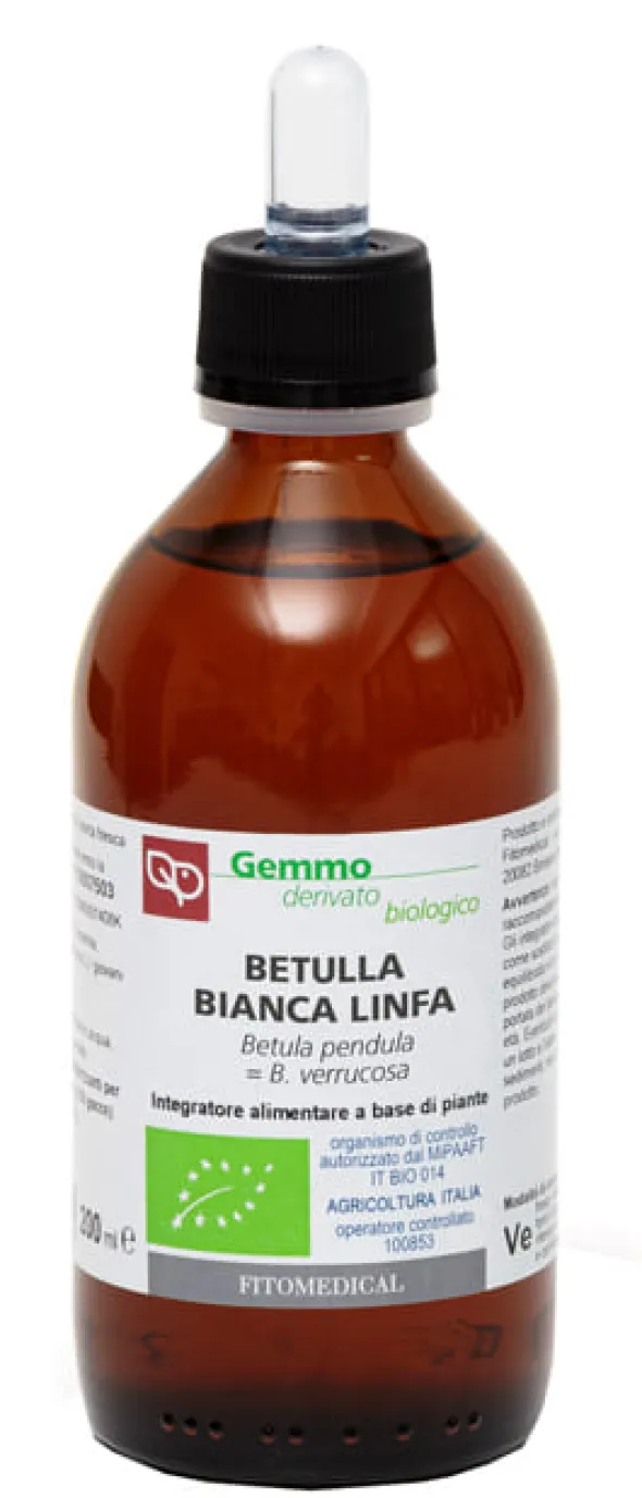 Gemmoderivato Betulla Linfa Bio in gocce, 200ml