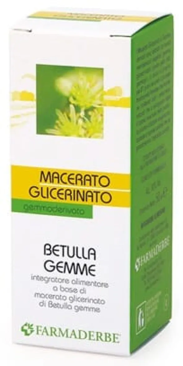 Gemmoderivato di Betulla Gemme macerato glicerinato 50ml