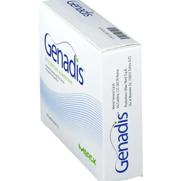 Genadis integratore fertilità maschile Merck, 14 bustine