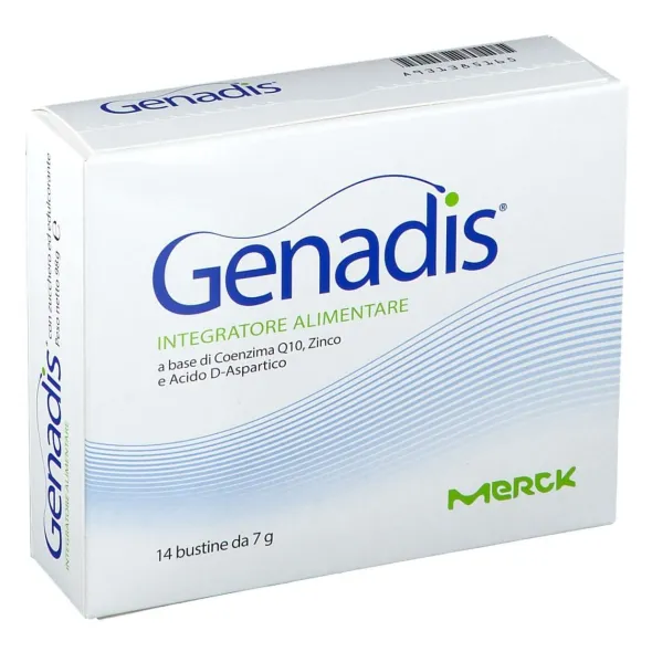 Genadis integratore fertilità maschile Merck, 14 bustine