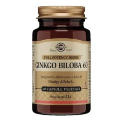 GINKGO BILOBA 60 60 CAPSULE VEGETALI