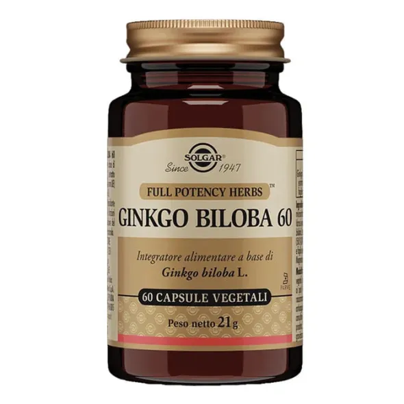 GINKGO BILOBA 60 60 CAPSULE VEGETALI