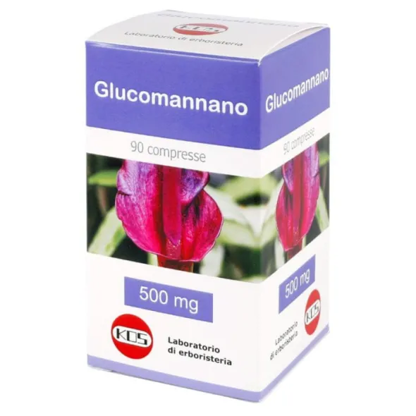 GLUCOMANNANO 90 COMPRESSE 500 MG