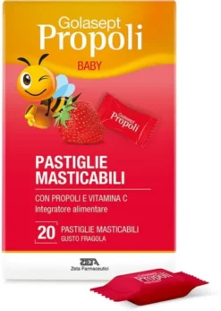 GOLASEPT PROPOLI BABY FRAGOLA 20 PASTIGLIE MASTICABILI