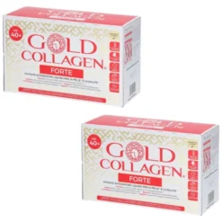 GOLD COLLAGEN FORTE 10 FLACONI PACK X2