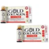 GOLD COLLAGEN FORTE PLUS 10 FLACONCINI DA 50 ML 8G COLLAGENE PACK X2