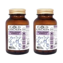 GOLD COLLAGEN HYALURONIC 90 COMPRESSE PACK X2