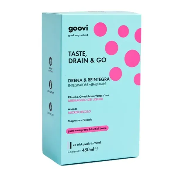 GOOVI DRENANTE MELOGRANO&FRUTTI DI BOSCO 24 STICK PACK