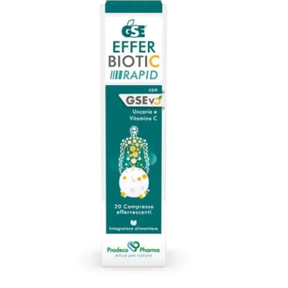 GSE EFFERBIOTIC RAPID 20 COMPRESSE