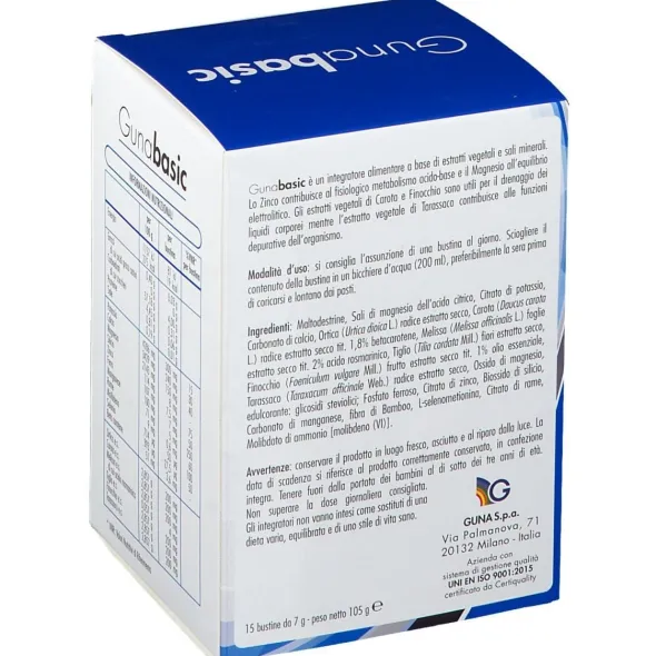 GUNABASIC POLVERE 15 BUSTINE