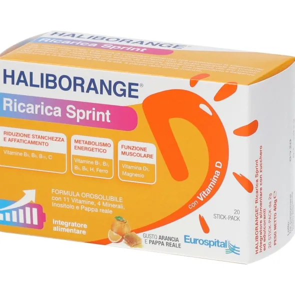 HALIBORANGE RICARICA SPRINT 20 STICK PACK 2 G
