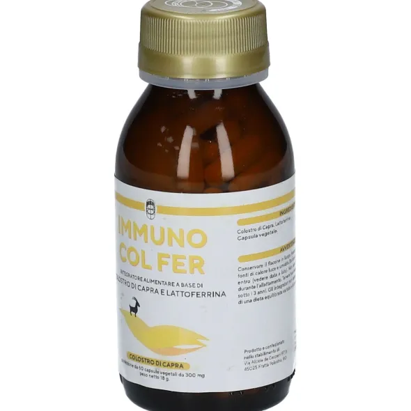 IMMUNO COL FER COLOSTRO DI CAPRA 60 CAPSULE VEGETALI