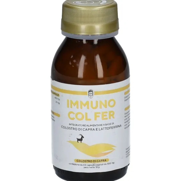 IMMUNO COL FER COLOSTRO DI CAPRA 60 CAPSULE VEGETALI