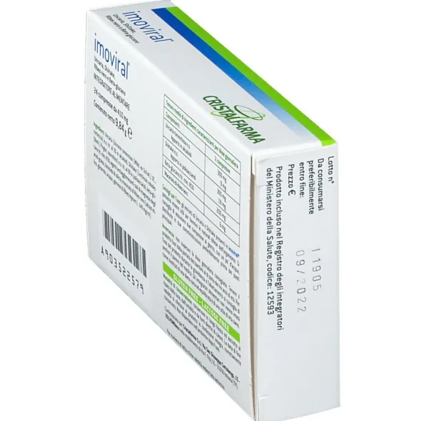 IMOVIRAL 24 COMPRESSE DA 500 MG