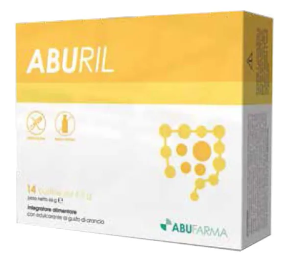 Integratore Aburil fermenti lattici e fibre, 14 bustine