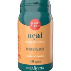 Integratore Acai 60 capsule, azione antiossidante