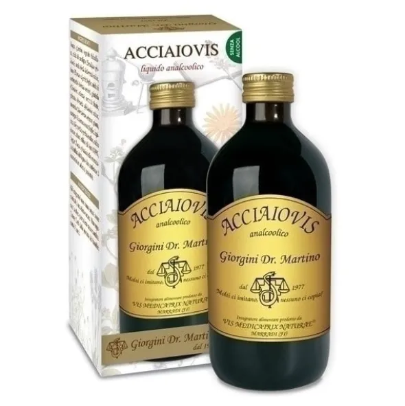 Integratore Acciaiovis liquido analcolico Dr. Giorgini, 500ml