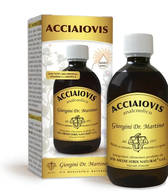 Integratore Acciaiovis Liquido analcolico ferro, 500ml