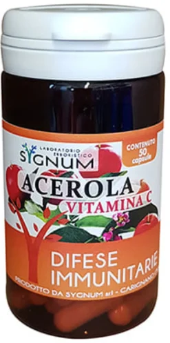 Integratore Acerola Pura Sygnum vitamina C, 50 capsule