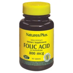 Integratore Acido Folico Natures PLUS, 90 tavolette